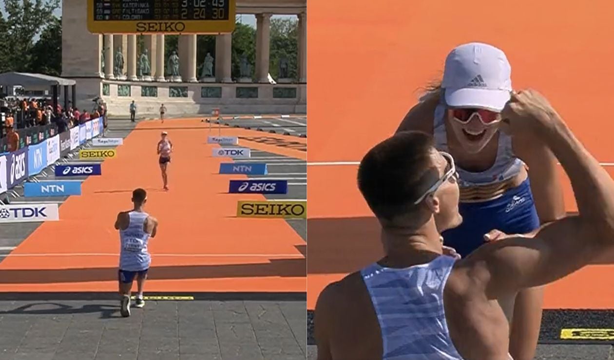 Propuesta de matrimonio - Mundial de Atletismo 2023