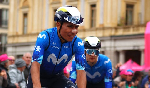 Nairo Quintana, ciclista del Movistar