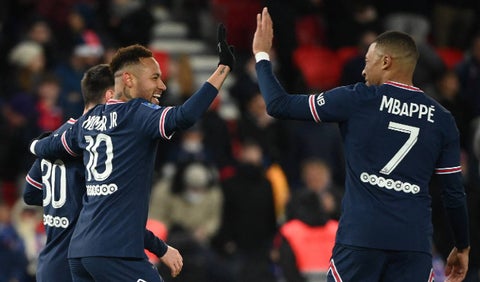 Neymar y Mbappé