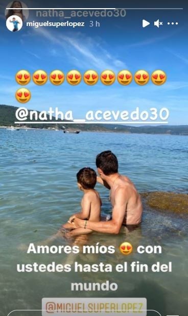 Publicación esposa de Superman López