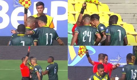 Escándalo: Jugador del FPC sancionado un año por pegarle a un árbitro