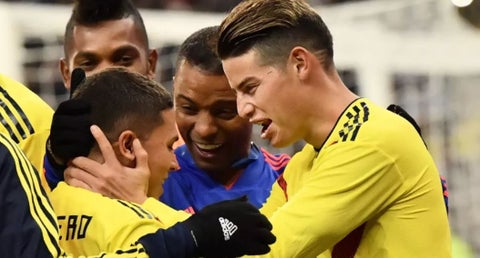 Juan Fernando Quintero y James Rodríguez