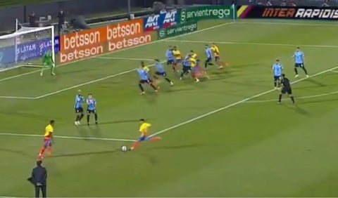VIDEO: Golazo de Juan Fernando Quitero para Colombia ante Uruguay