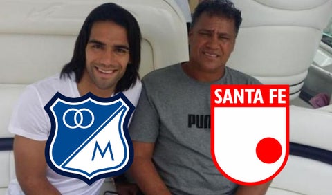 Radamel Falcao recordó que su papá le exigía respeto por Santa Fe