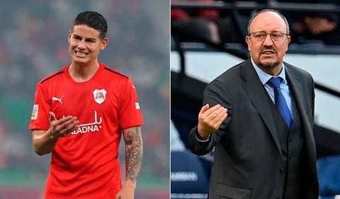 James Rodríguez, Rafa Benítez, Everton