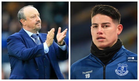 James y Rafa Benítez