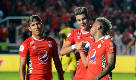 Rafael Carrascal, volante de América.