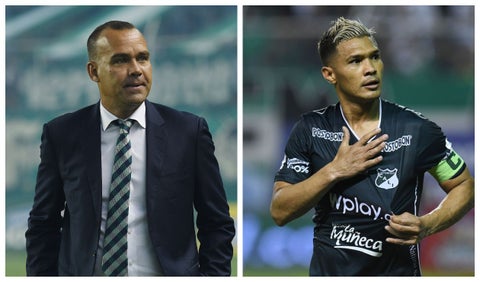 Rafael Dudamel y Teófilo Gutiérrez