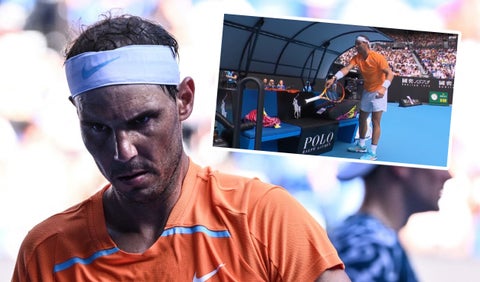 Rafael Nadal y su incidente en el Abierto de Australia 2023