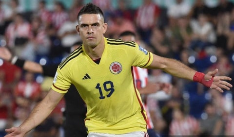 Rafael Santos Borré - Paraguay vs Colombia