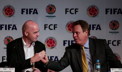 Ramón Jesurún y Gianni Infantino