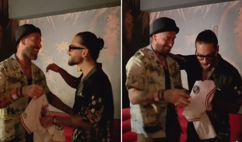 Sergio Ramos y Maluma