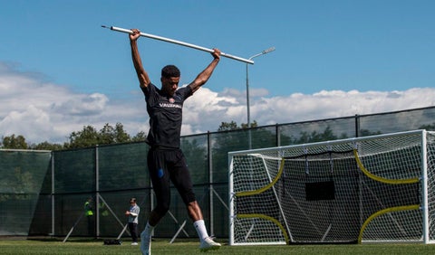 Marcus Rashford recuperándose para el inicio del Mundial
