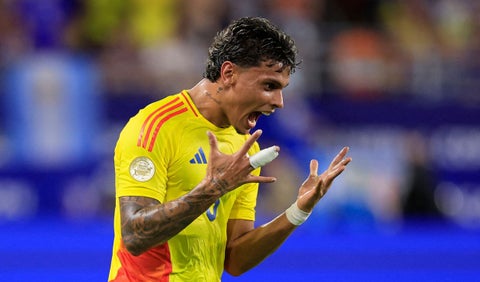 Richard Ríos con la selección Colombia