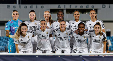 Real Madrid femenino en el derbi ante el Atlético