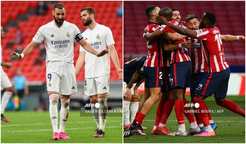 Atlético Madrid y Real Madrid