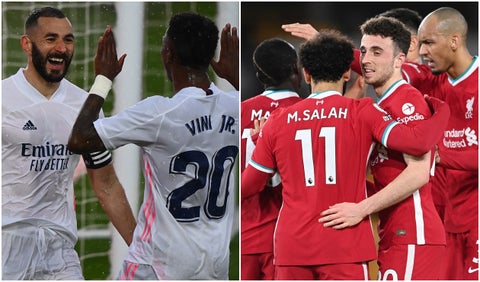 Real Madrid vs Liverpool, Champions League