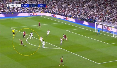 Real Madrid vs Manchester City: gol de Kevin De Bruyne