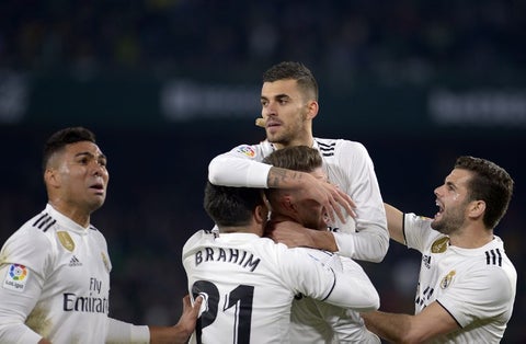 Real Madrid vs Sevilla, liga española