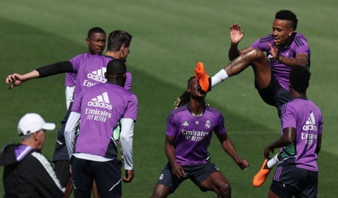 Real Madrid entrenamiento