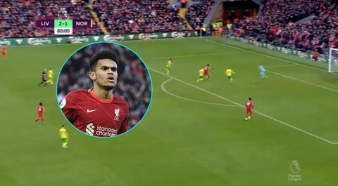 Récord a nivel de Premier League por el gol de Luis Díaz