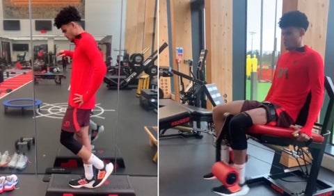 Recuperación de Luis Díaz tras lesión