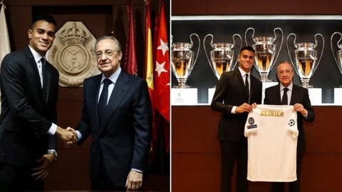Reinier, presentado en el Real Madrid