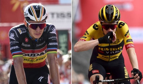 Remco Evenepoel y Jonas Vingegaard