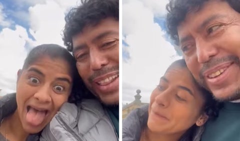 René Higuita y Catalina Usme