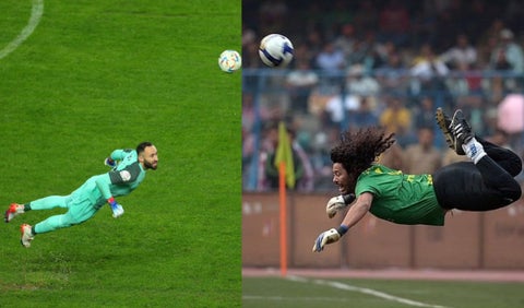 Homenaje del Al Nassr con David Ospina para René Higuita