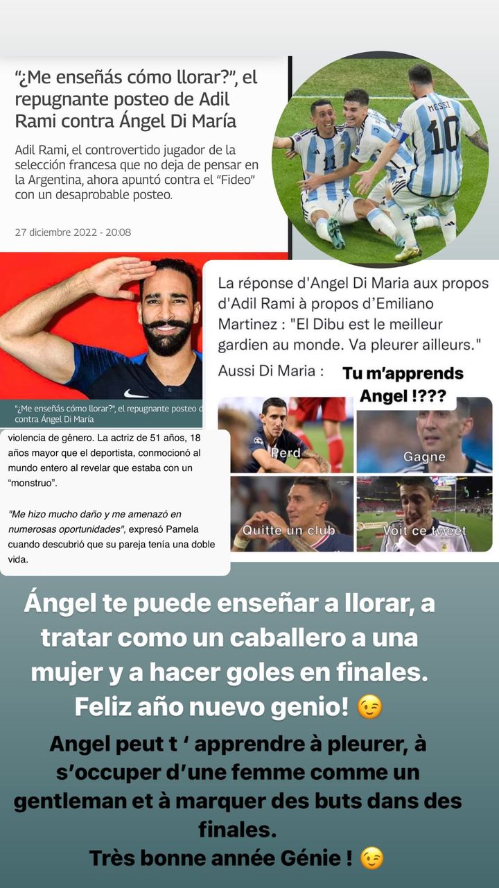 Respuesta Esposa de Di María