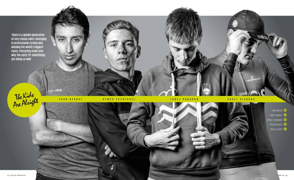 Egan Bernal, portada de la revista Procycling