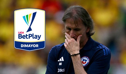 Ricardo Gareca con la Liga Betplay