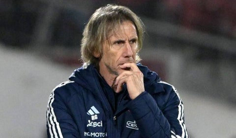 Ricardo Gareca con la selección de Chile