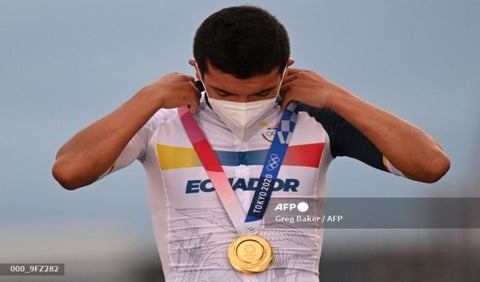 Richard Carapaz, oro en los Juegos Olímpicos