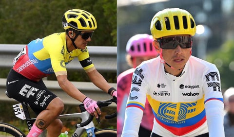 Richard Carapaz y Esteban Chaves