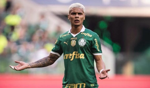 Richard Ríos con Palmeiras