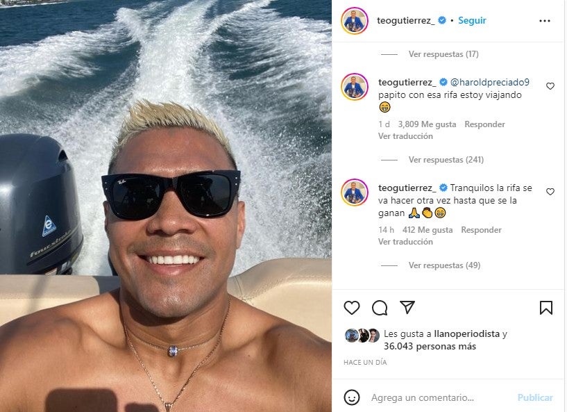 Rifa de Teo con camiseta de Messi