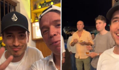 Video: Rigo puso a estrella del World Tour a ver su novela en Colombia