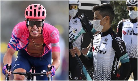 Rigoberto Urán y Esteban Chaves