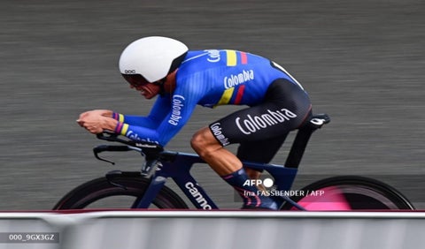 Rigoberto Urán en la contrarreloj de los Juegos Olímpicos