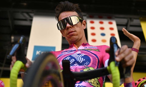 Rigoberto Uran en una de las etapas de la Vuelta a España