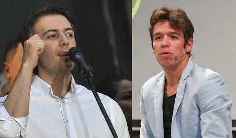 Rigoberto Urán y Daniel Quintero