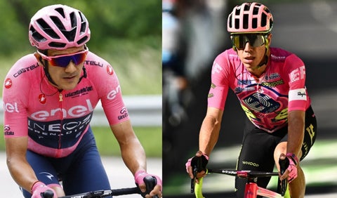 Rigoberto Urán y Richard Carapaz