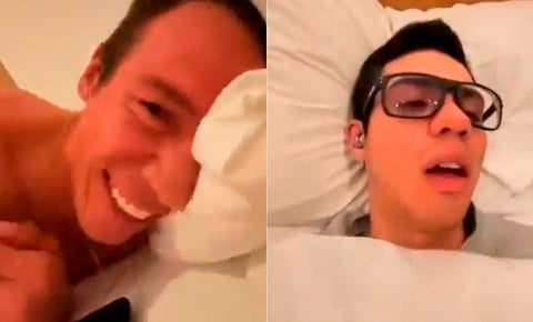 Rigoberto Urán y Sergio Higuita