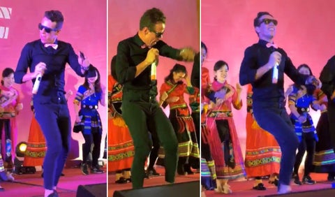 Rigoberto Urán le enseñó a bailar salsa a chinos