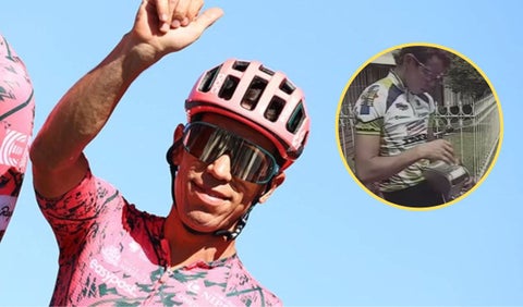 La bicicleta de Rigoberto Urán con la que vendía chance en Urrao
