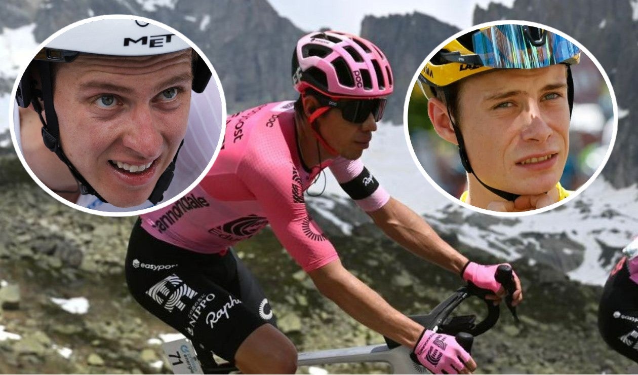 Rigoberto Urán Tadej Pogacar Jonas Vingegaard - Tour de Francia 2023