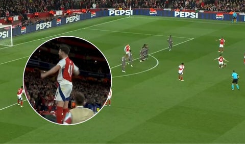 [Video] Rise pone por delante al Arsenal: doblete de tiro libre ante Real Madrid