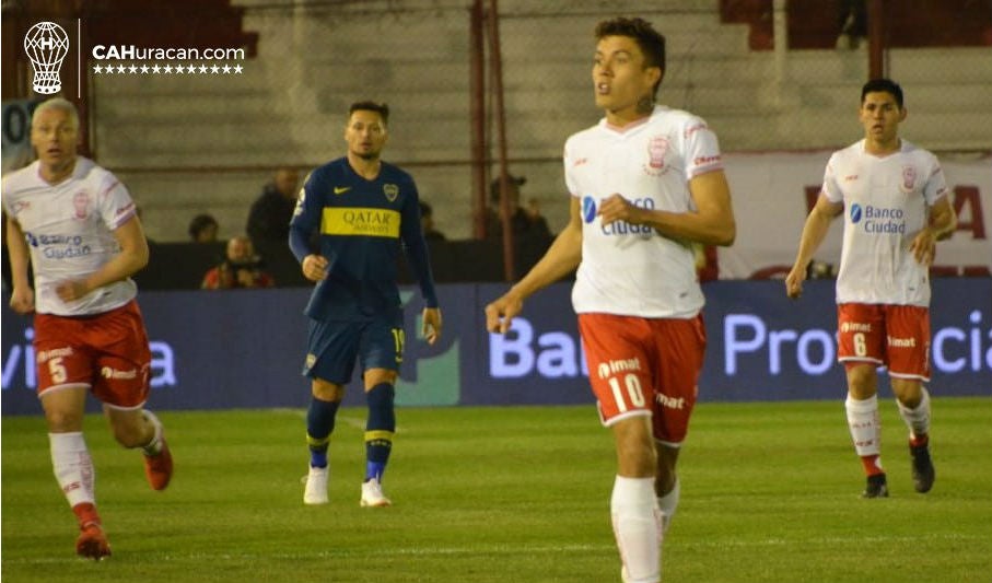 Andrés Felipe Roa debutó con Huracán en la Superliga Argentina
